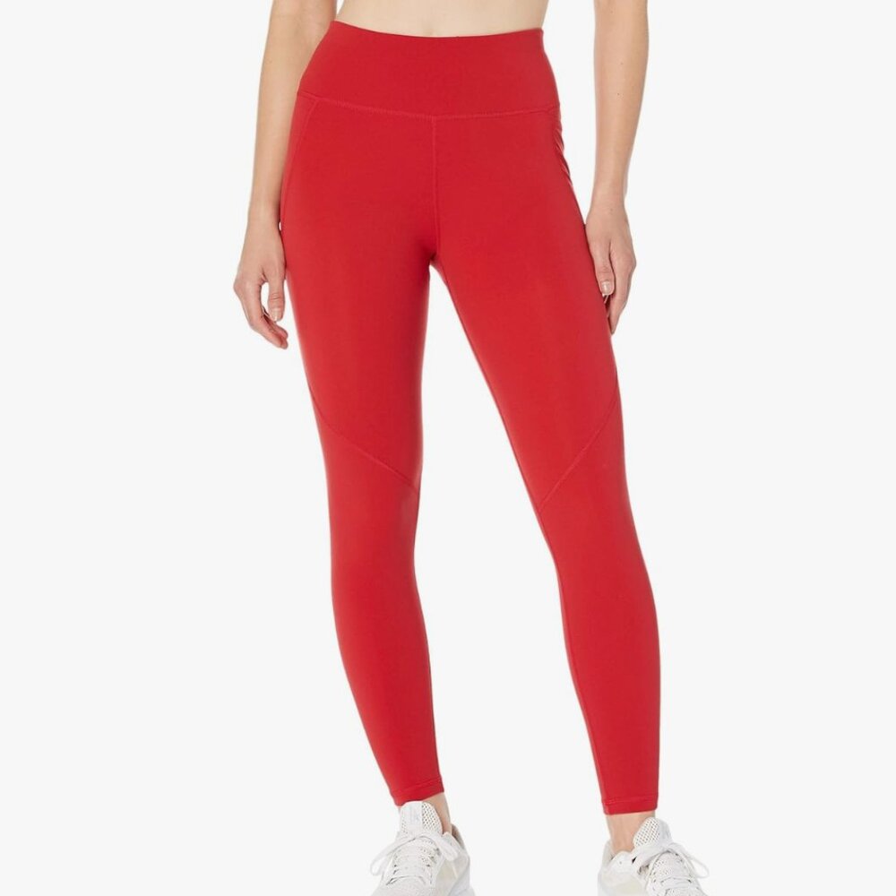 Sweaty Betty Power Full Length Solid Red High Rise Athletic Leggings Size US 4